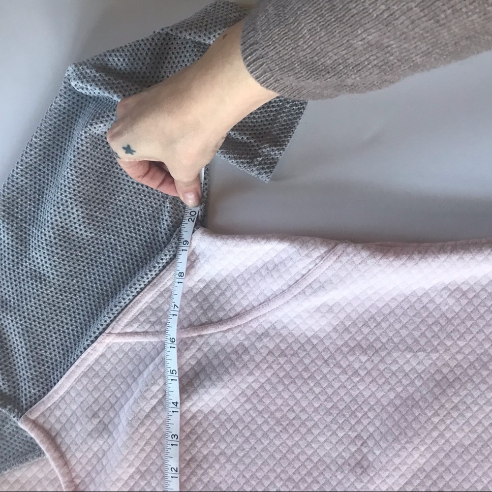Kenar Pink and Grey Quilted Baseball Tee - Picture 7 of 8